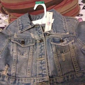 Blue jean playboy denim jacket